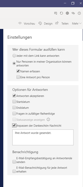 Umfragen einfach erstellen mit MS Forms