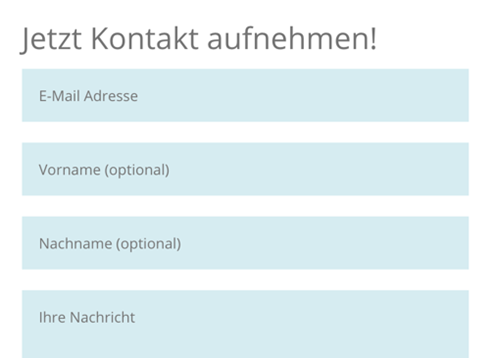 Kontaktformular datenschutzkonform