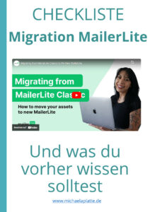 Titelseite einer Checkliste zur Migration von MailerLite