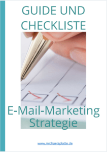 Grafik Guide und Checkliste E-Mail-Marketing Strategie Michaela Platte - MailerLite