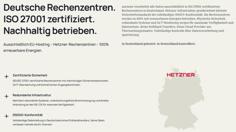 05 2026 anymize deutsche Rechenzentren